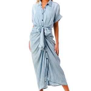 Oh Mi Gorgeous Manda Midi Denim Dress